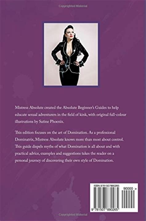 mistress max|The Absolute Beginners Guide to Domination (The Absolute。